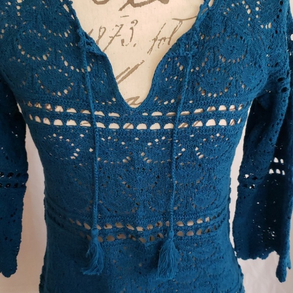 Lucky Brand Boho Style Knit Sweater - Picture 3 of 7